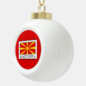 Mazedonien Keramik Kugel-Ornament (Rechts)