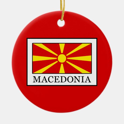 Mazedonien Keramik Ornament (Vorne)