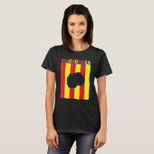 Mazedonien Landesgrenzen T-Shirt (Vorne ganz)