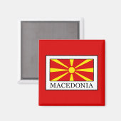 Mazedonien Magnet (Vorderseite/Rückseite)