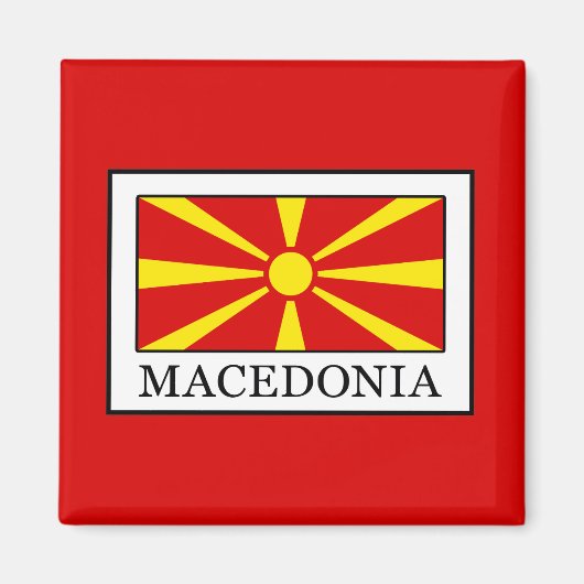 Mazedonien Magnet (Vorne)