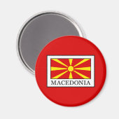 Mazedonien Magnet (Vorderseite/Rückseite)