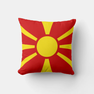 Mazedonien (Mazedonien) Flagge Kissen