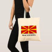 Mazedonien (Mazedonien) Flagge Tragetasche (Vorderseite (Produkt))