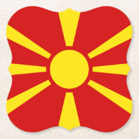 Mazedonien (Mazedonien) Flagge