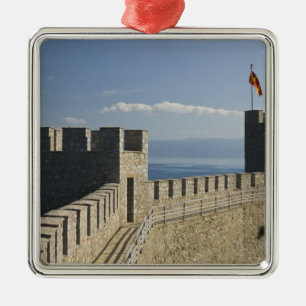 MAZEDONIEN, Ohrid. Car Samoil's Burg - Burg 2 Ornament Aus Metall