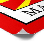 Mazedonien Poster (Ecke)