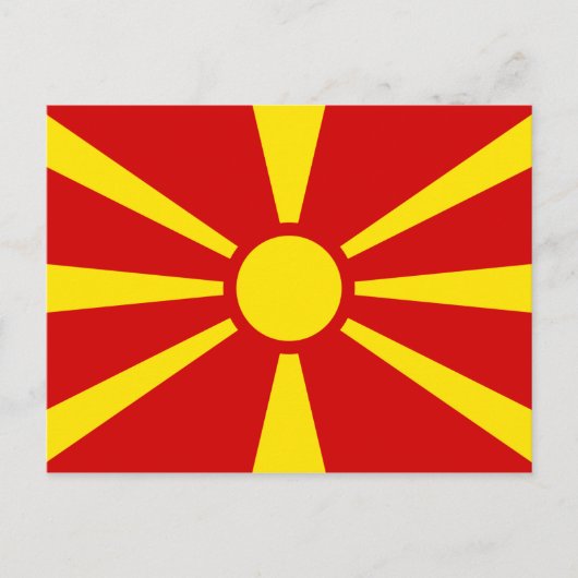 Mazedonien Postkarte (Vorderseite)