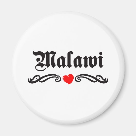 Mazedonien Tattoo Style Magnet (Vorne)