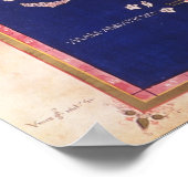 Mazedonien und Griechenland Poster (Ecke)