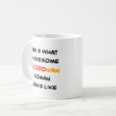 Mazedonische Frau, großartig Kaffeetasse (Vorderseite Links)