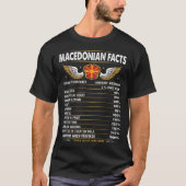 Mazedonische Tatsachen-romantisches Lösen von T-Shirt (Vorderseite)