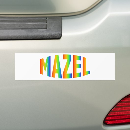 MAZEL AUTOAUFKLEBER (Auf Auto)