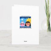 Mazel Tov auf Ihrer Bar Mitzvah Karte (Rückseite)