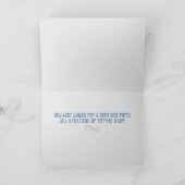 Mazel Tov auf Ihrer "Barke Mitzvah" Karte (Innenseite)