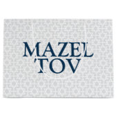 Mazel Tov Bar / Bat Mitzvah Große Geschenktüte (Vorderseite)