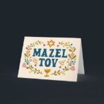 MAZEL TOV BAR BAT MITZVAH Jüdischer individuell ei Karte<br><div class="desc">Handgezeichneter Text von mir für Sie. Ideal für eine Bar- oder Fledermausmitzvah oder eine jüdische Hochzeit oder ein anderes Ereignis. Fügen Sie Ihren eigenen Text in die Innenseite der Karte oder ändern Sie die Hintergrundfarben. Für weitere Designs und Farben Karo mein Shop! Oder lass mir Bescheid, wenn du etwas Angewohntes...</div>