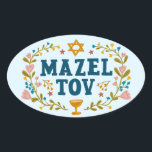 MAZEL TOV BAR BAT MITZVAH Jüdischer individuell ei Ovaler Aufkleber<br><div class="desc">Handgezeichneter Text von mir für Sie. Ideal für eine Bar- oder Fledermausmitzvah oder eine jüdische Hochzeit oder ein anderes Ereignis. Für weitere Designs und Farben Karo mein Shop! Oder lass mir Bescheid,  wenn du etwas Angewohntes willst. Frag,  wenn du nicht findest,  was du brauchst! :</div>