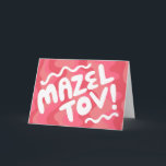 MAZEL TOV BAR BAT MITZVAH Maßgeschneiderte moderne Karte<br><div class="desc">Handgezeichneter Text von mir für Sie. Fügen Sie Ihren eigenen Text in die Innenseite der Karte oder ändern Sie die Hintergrundfarben. Für weitere Designs und Farben Karo mein Shop! Oder lass mir Bescheid, wenn du etwas Angewohntes willst. Ich habe auch passendes Packpapier und natürlich sowohl Bar und Bat Mitzvah Versionen!...</div>