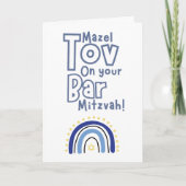 Mazel Tov - Bar Mitzwa Karte (Vorderseite)
