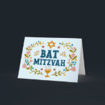 MAZEL TOV BAT MITZVAH Jüdische Blume individuell a Karte<br><div class="desc">Handgezeichneter Text von mir für Sie. Ideal für einen Fledermausmitzvah. Fügen Sie Ihren eigenen Text in die Innenseite der Karte oder ändern Sie die Hintergrundfarben. Für weitere Designs und Farben Karo mein Shop! Oder lass mir Bescheid, wenn du etwas Angewohntes willst. Frag, wenn du nicht findest, was du brauchst! :...</div>