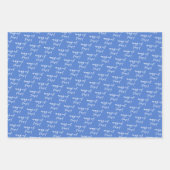 Mazel tov! Blue Star von David & Punkts Geschenkpapier Set (Vorderseite 2)