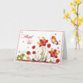 Mazel Tov Card Karte (Gelbe Blume)