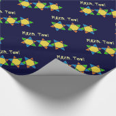 Mazel Tov Davidsstern Geschenkpapier (Ecke)