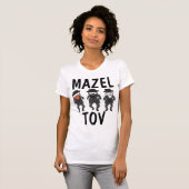 MAZEL TOV Funny Jewish T - Shirt (Vorne ganz)
