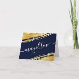 Mazel Tov Gold Herzlichen Glückwunsch zur Note Car