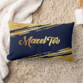 Mazel Tov Gold Herzlichen Glückwunsch zur Note Car Lendenkissen (Decke)