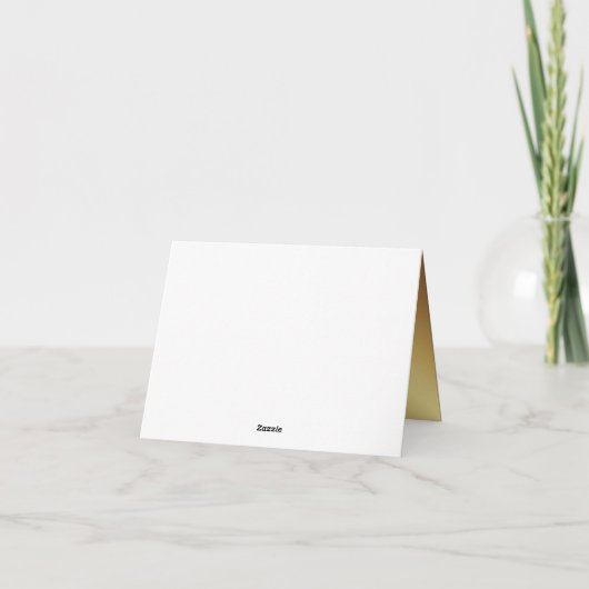 Mazel Tov Herzlichen Glückwunsch zur Note Card (Rückseite)