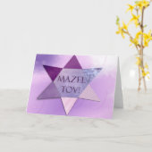 Mazel Tov Karte (Gelbe Blume)