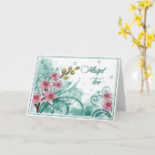 Mazel Tov Karte (Gelbe Blume)