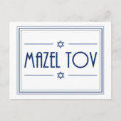 Mazel Tov Postkarte (Vorderseite)