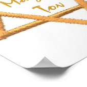 Mazel Tov/Star von David Poster (Ecke)