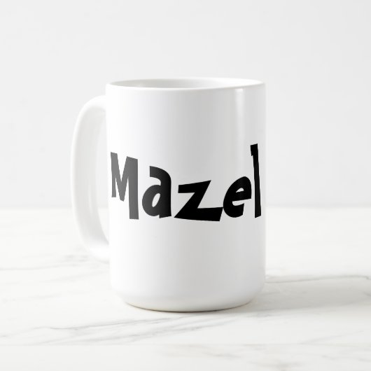 "Mazel Tov" - Tasse (Vorderseite Links)