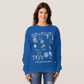 Mazel Tov Ugly Haunakka Sweater, Women's Sweatshirt (Vorne ganz)