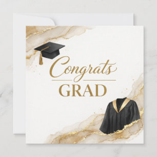Mazel Tov zur bestandenen Prüfung   Schwarz Gold