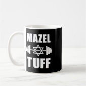 Mazel Tuff Funny Jewish Workout Kaffeetasse (Links)