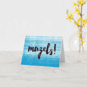 Mazels Blau Karte (Gelbe Blume)