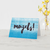 Mazels Rosa Karte (Gelbe Blume)