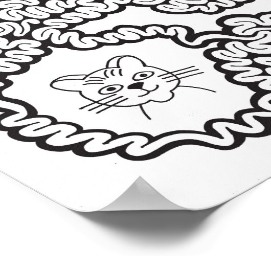 Mazeman Ocean Adventure Poster (Ecke)