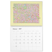 Mazes 12 Monatskalender Kalender (Feb 2027)