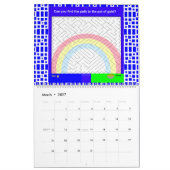 Mazes 12 Monatskalender Kalender (Mär 2027)