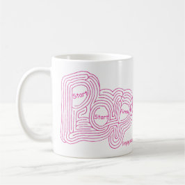 Mazes einfach "Pop" Maze Tasse