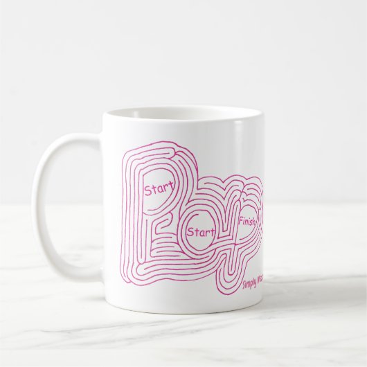 Mazes einfach "Pop" Maze Tasse (Links)