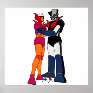 Mazinger und Aphrodite Liebe von Robotern Poster