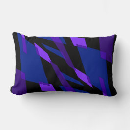 Mazipoodles Abstraction Perspektive Schwarzes Indi Lendenkissen