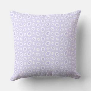 Mazipoodles Abstrakt Teardrops - Lilac White Kissen